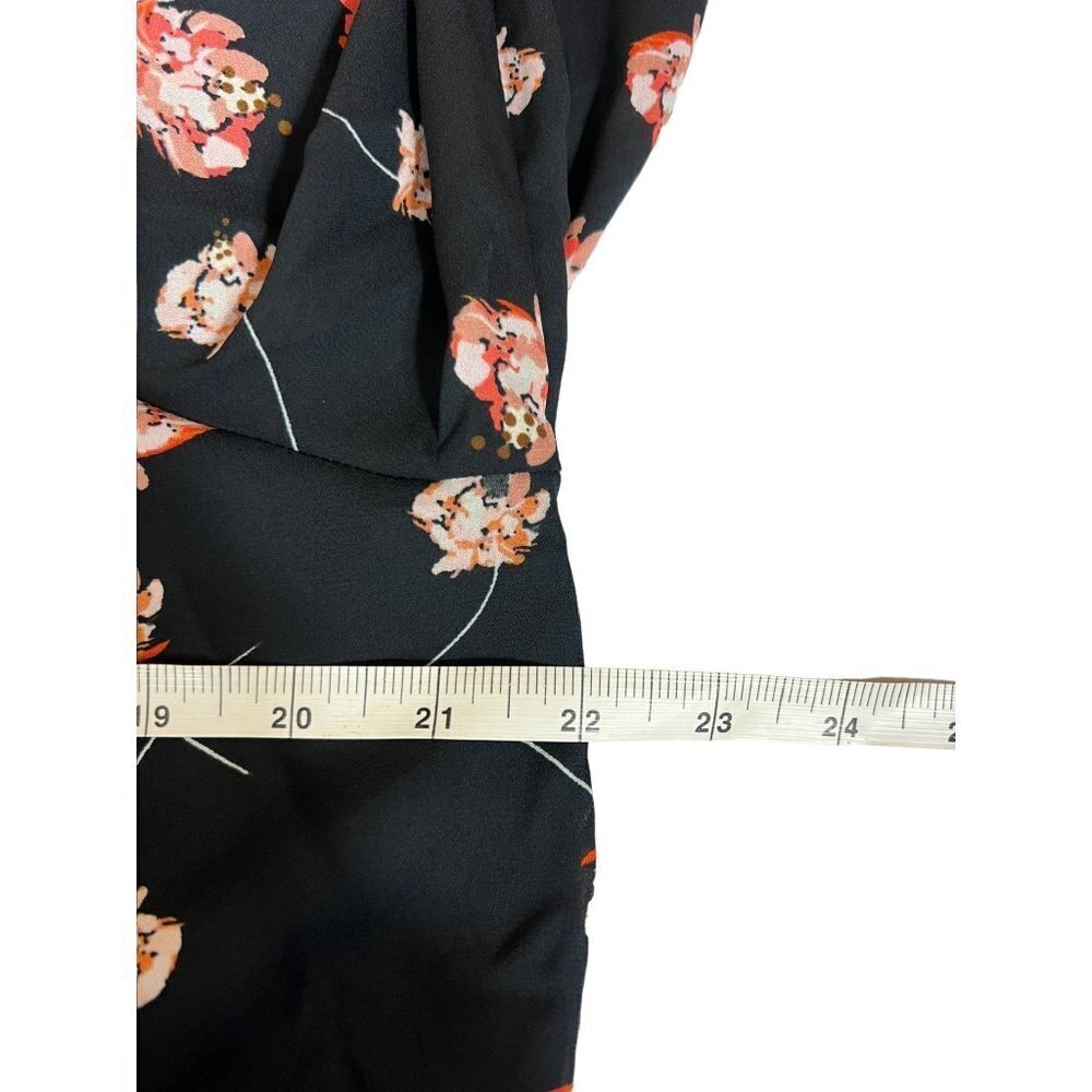 What Not To Wear Women's Black Floral Top - Picture 5 of 7